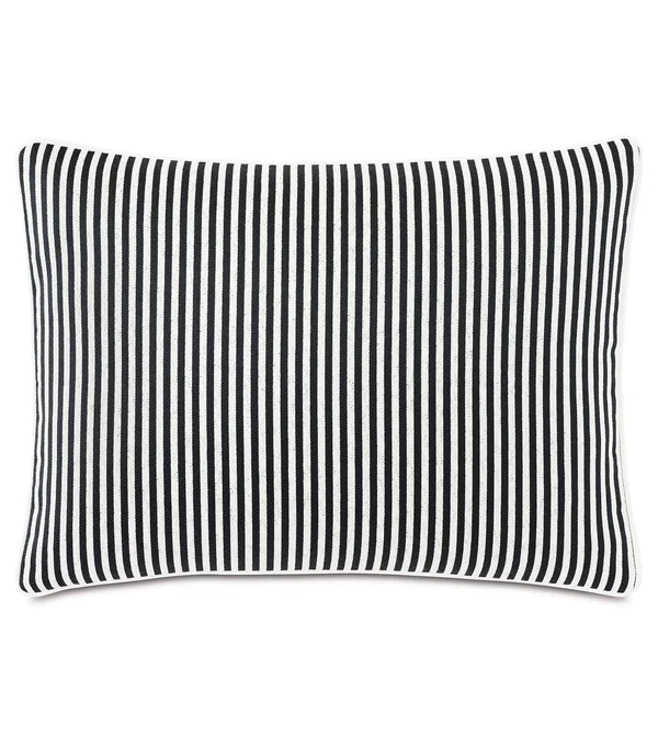 Studio 773 - Villa Reversible Decorative Pillow in Black, 16x22