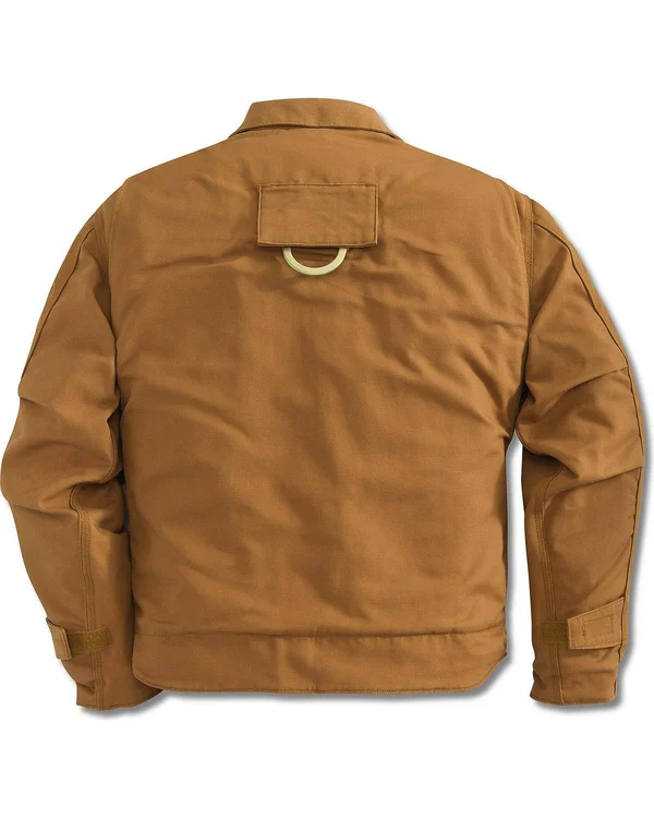 Carhartt Men's Carhartt Brown Flame-Resistant Lanyard Access Jacket