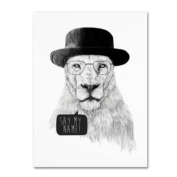 Trademark Fine Art Say My Name Canvas Art by Balazs Solti, Size: 18 x 24