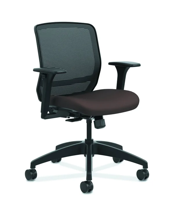 HON Quotient Series Mesh Mid-Back Task Chair Espresso