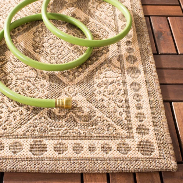Safavieh Courtyard CY5149B 6&7x22 x 9&6x22 Coffee - Sand Rug