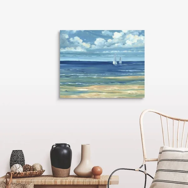 Summerset Sailboats, Canvas Wall Art, 30x24, Great Big Canvas
