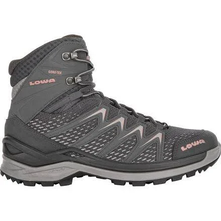 Lowa Innox GTX Mid Hiking Boot - Women's Anthracite/Rose, 7.0