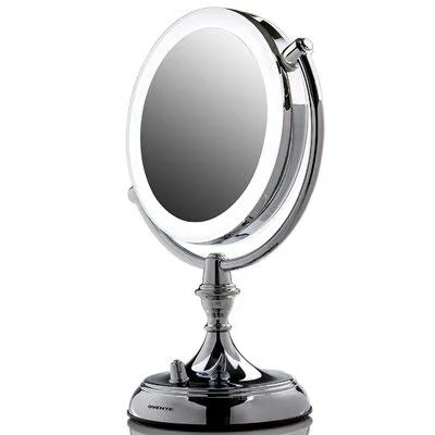 Axeln Modern & Contemporary Lighted Magnifying Makeup - Shaving Mirror Orren Ellis Finish: Polished Chrome