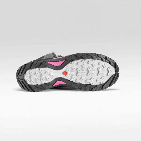 Quechua Women's Mh500, Waterproof Mid Hiking Boots in Granite, Size 9.5