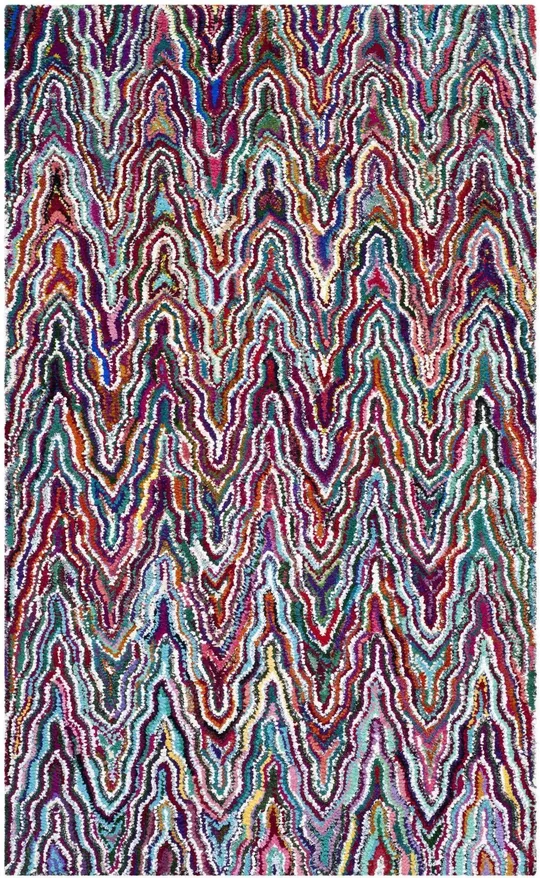 Safavieh Nantucket Multi 8& x 8& Square Area Rug