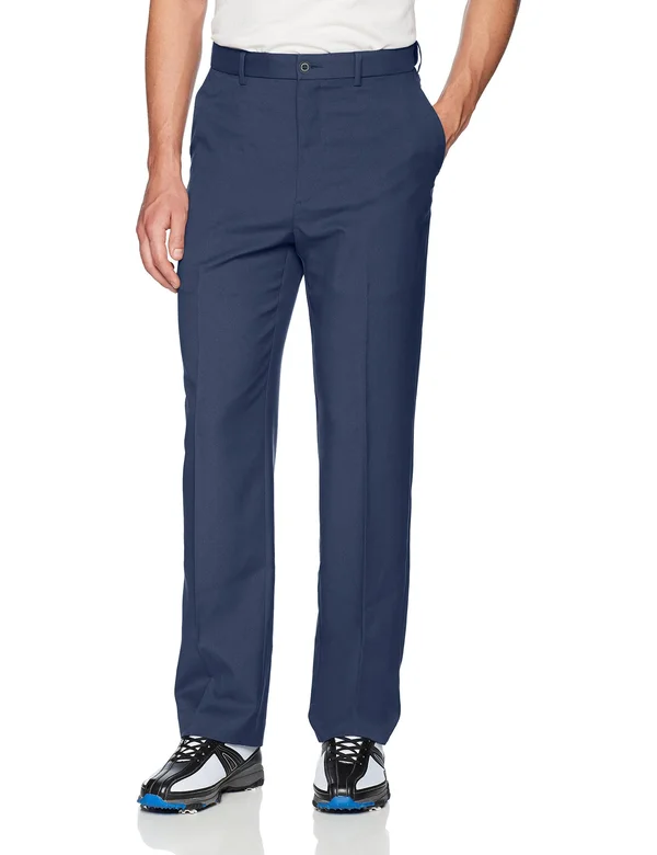 PGA Tour Men's Flat Front Golf Pant with Expandable Waistband