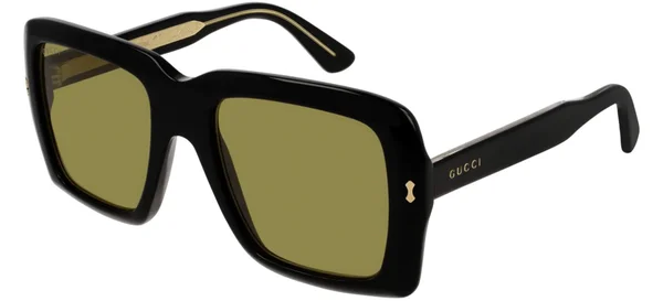 Gucci GG0366S 003 Black Square Sunglasses