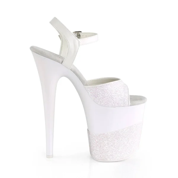 Pleaser - FLAMINGO-809-2G 8, Opal Glitter/Opal Glitter