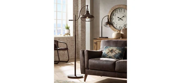 Pacific Coast Lighting Millenial Bronze-Rubbed Table Lamp-37V83