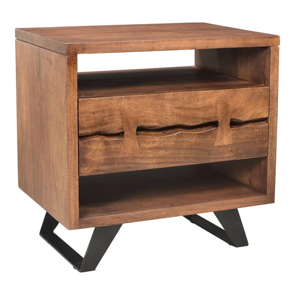 Moe's Home Collection Madagascar Nightstand - Brown
