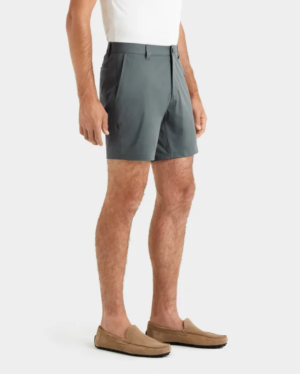 Men's Golf Shorts - Rhone 7x22 Commuter Short, Khaki, 35