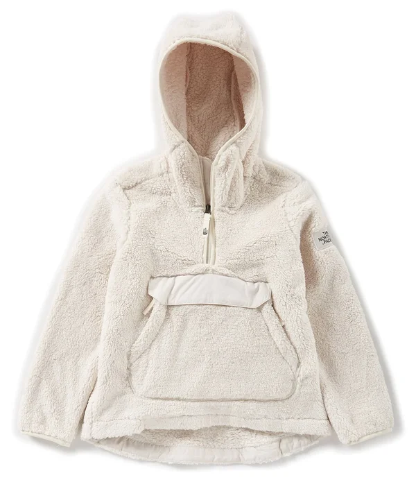 The North Face Campshire Pullover Hoodie - Girls& Vintage White, L