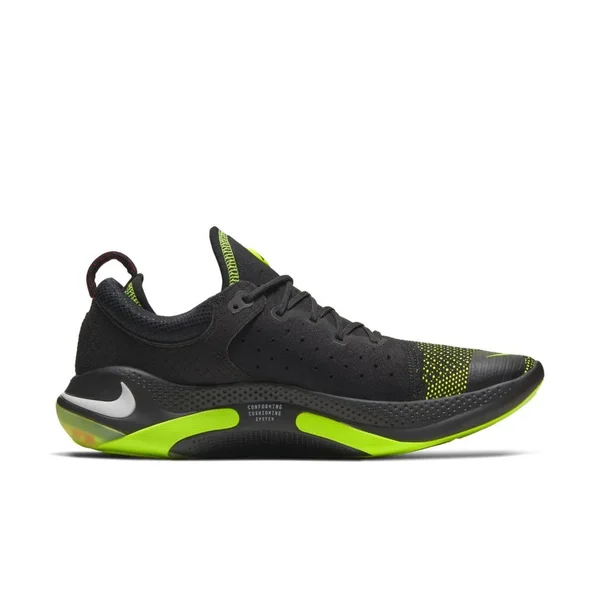 Nike Men's Joyride Run Flyknit Running Shoes CT1600-001 - Black/Electric Green/Kumquat/White - 12M