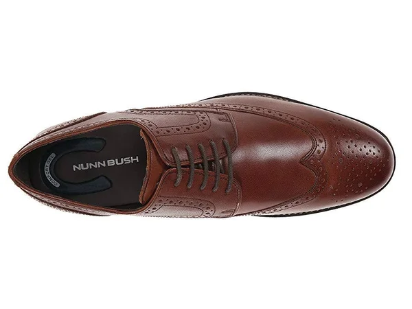 Nunn Bush Men's Nelson Wing Tip Oxford, Size: 10, Brown