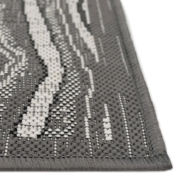 Liora Manne Carmel Agate Indoor/Outdoor Rug Grey 39x22x59x22