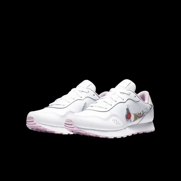 Nike Girls& Big Kids& MD Valiant Floral Print Casual Shoes CN8555 - 7.0 - Pink/White