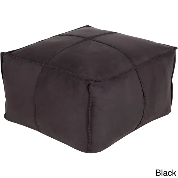 Surya Obsidian Cube Pouf