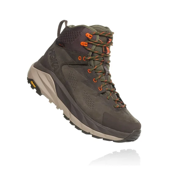 HOKA ONE ONE Sky Kaha Men's Hiking Boot - Black Olive/Green, 8.5