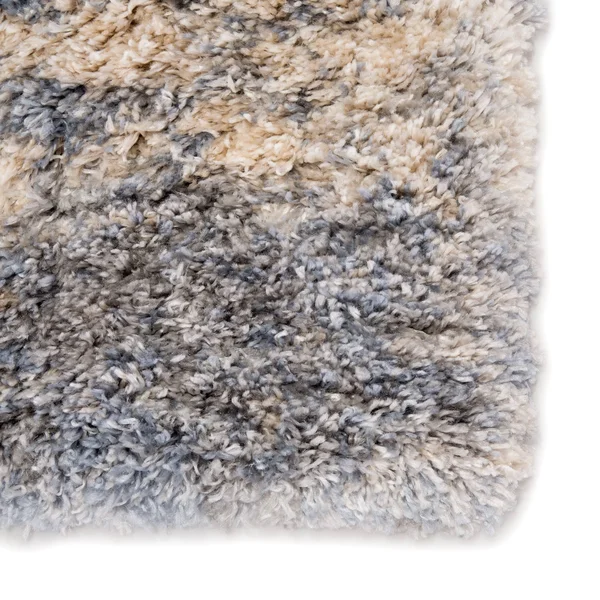 Porch & den Paladin Abstract Grey/ Blue Area Rug - 8&10x22 x 11&9x22