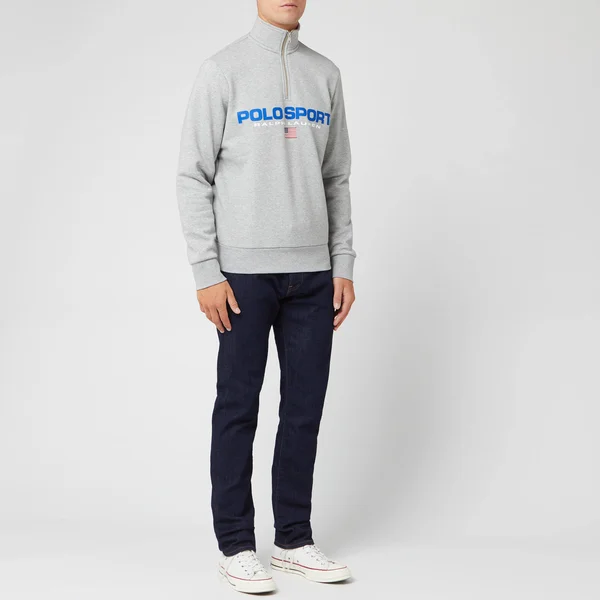 Polo Ralph Lauren Half-Zip Sweatshirt in Grey - Size XL