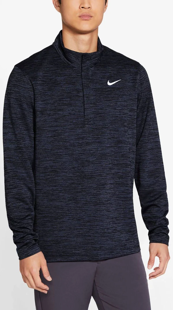 Nike Dri-Fit Victory Heather Stripe Half-Zip Golf Pullovers