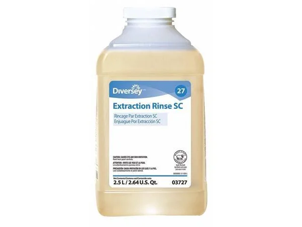 Diversey 903727 Carpet Extraction Rinse - 2.5L, Clear, PK2
