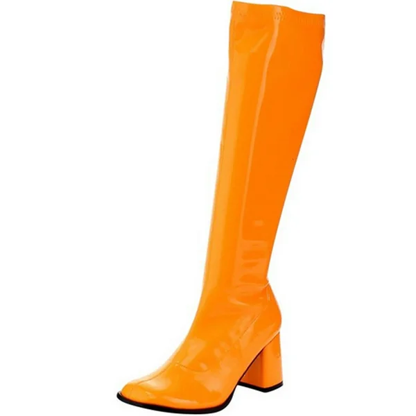 Funtasma - GOGO-300UV 10 - Neon Orange Str Patent