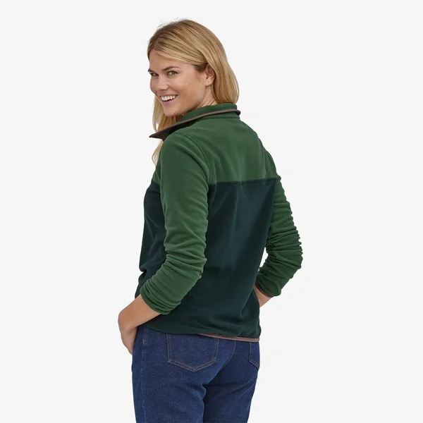 Patagonia Women's Micro D Snap-T Pullover Northern Green, S
