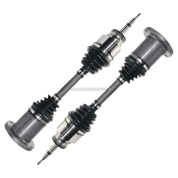 BuyAutoParts Pair Front CV Axle Shaft for Ford Expedition F150 Heritage Lincoln Navigator - White