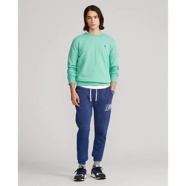 Polo Ralph Lauren Men's Crew Neck Pullover - Resort Green Heather