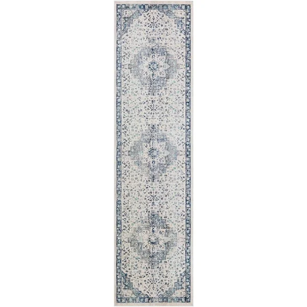 Artistic Weavers Betina Blue 2 ft. 9 in. x 5 ft. Medallion Area Rug