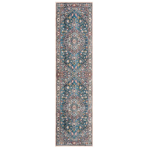 Safavieh Vintage Persian Eligija Vintage Oriental Rug - 9& x 11&7x22 - Charcoal/Blue