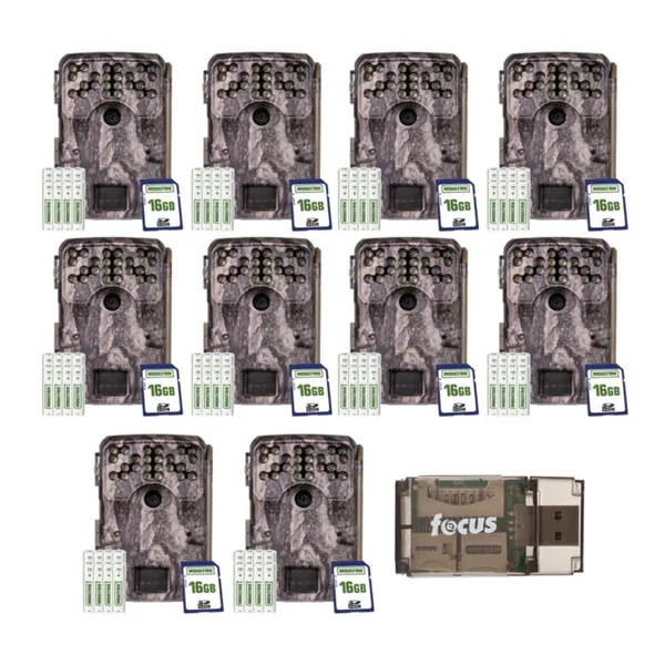 Moultrie A-900i 30MP Trail Camera - 10 Pack - Camouflage