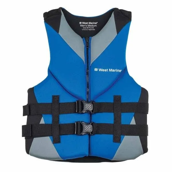 West Marine Men's Neo Deluxe Water Sports Life Jacket - Medium, for Marine Safety