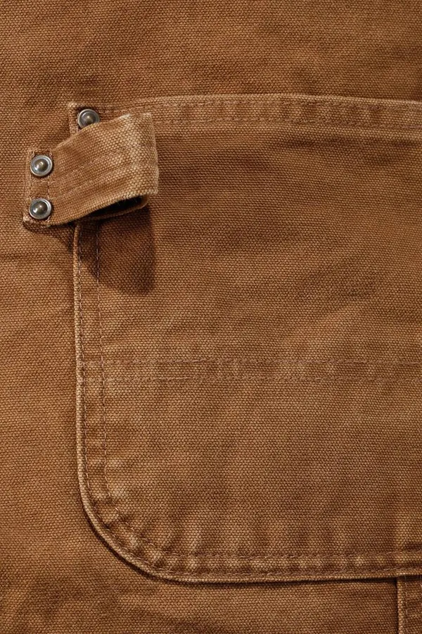 Carhartt R06 Unlined Sandstone Bib Overall - Brown - 40x34