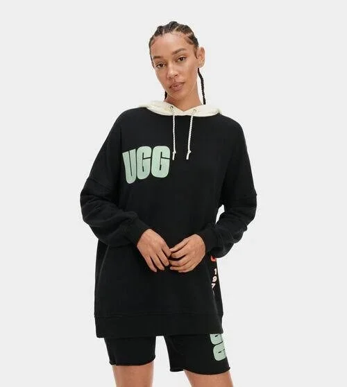 Ugg Women's Simone Boyfriend Hoodie Brushed Fleece, Size XL