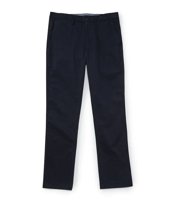 Cremieux Soho Slim-Fit Flat-Front Twill Comfort Stretch Casual Pants - Mens, 34 30, Dark Navy - Dillard&s Exclusive