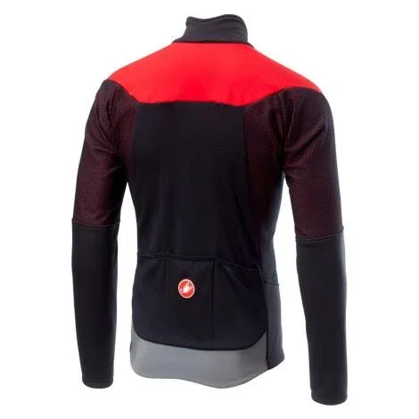 Castelli Mortirolo V Jacket - Dark Gray/Yellow Fluo - M