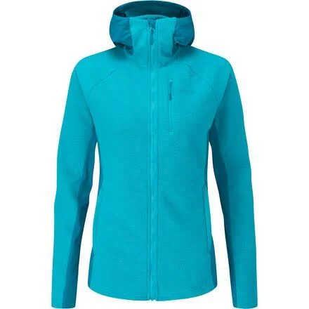 RAB Capacitor Hooded Fleece Jacket - Women's Aquamarine - M