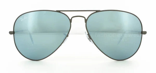 Ray-Ban Aviator Gunmetal Sunglasses - Gunmetal Frames/Gray Flash Lenses