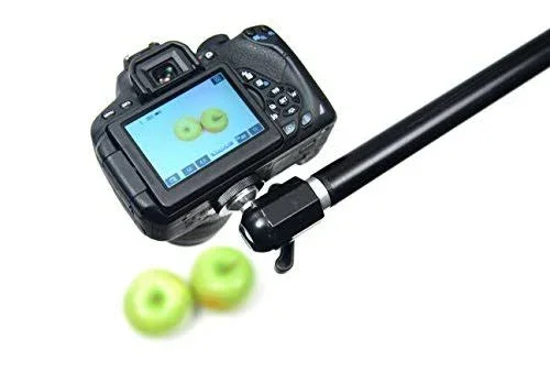 Glide Gear Oh50 Camera/iPhone Photo Video Overhead Mount Stand Adjustable 36x22 Pole Tripod Stand w/Ball Head