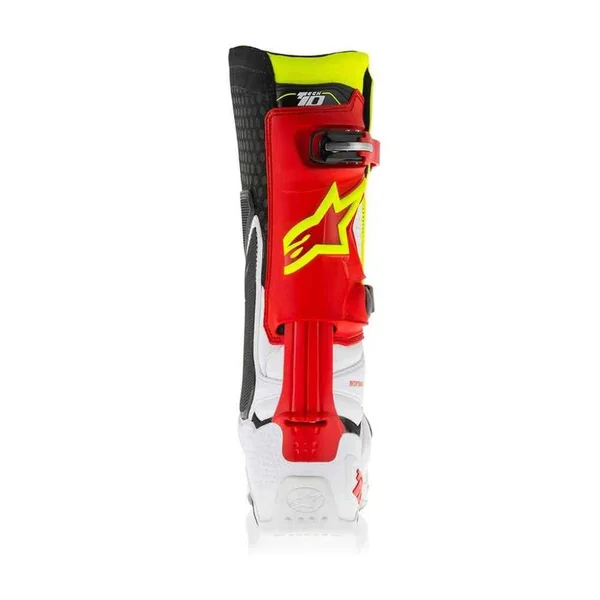 Alpinestars Tech 10 Boots (7 White/Red/Yellow)