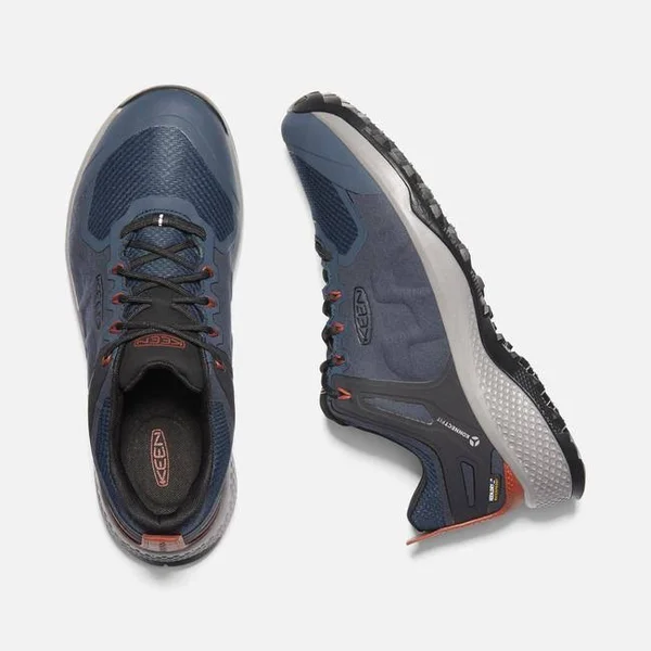 Keen Men's Explore Waterproof Shoe - 11.5 - Blue Nights - Picante