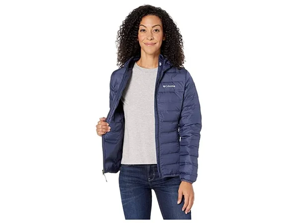 Columbia Women & S Lake 22 Down Hooded Jacket - Nocturnal