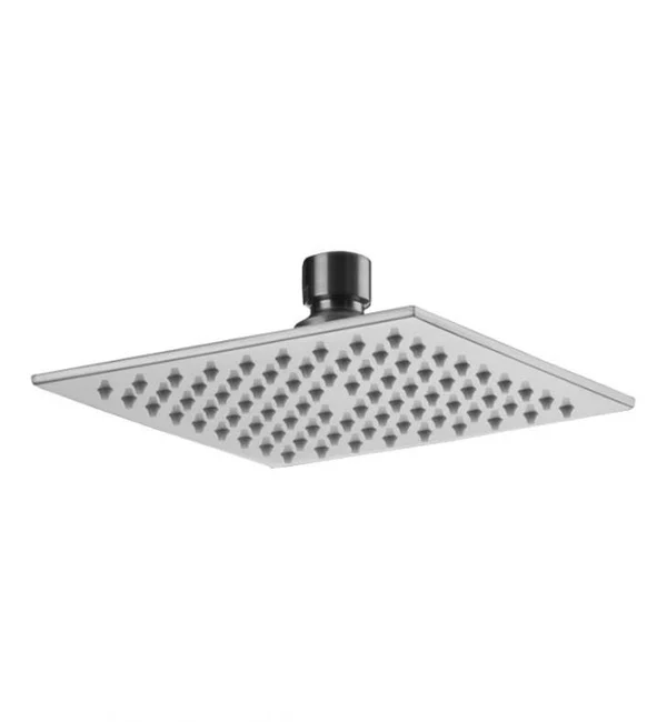 Jaclo 6x22 Wall/Ceiling Mount Single-Function Square Rain Machine Showerhead in Satin Chrome, Flow Rate: 1.5 GMP, SKU: S207-1.5