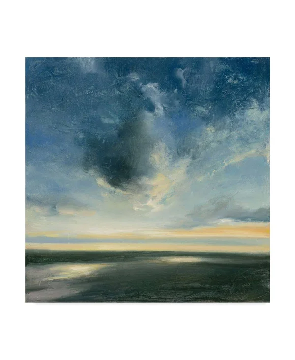 Trademark Fine Art 'Coastal Sunrise' Canvas Art by Julia Purinton - Size: 35 x 35