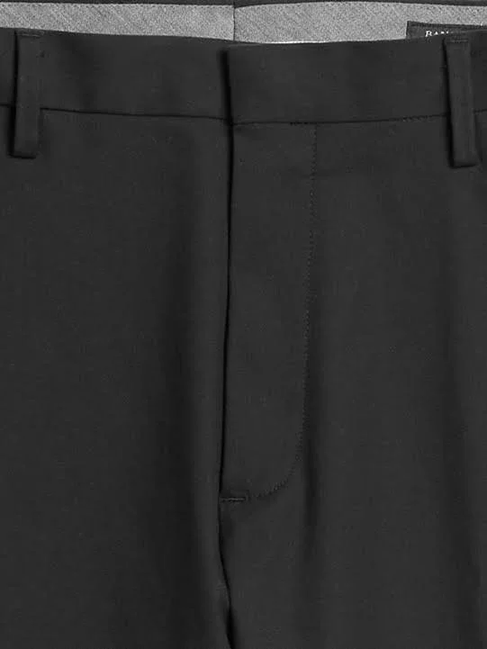 Banana Republic Men's Slim Solid Non-Iron Stretch Pant Black Size 29W 30L