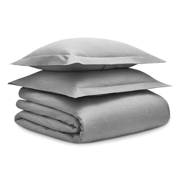 Standard Textile Home Centium Satin 3-Piece Duvet Set - Flint Gray
