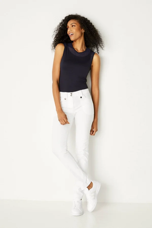 Skyler Travel Pant, White, M, Best Women's Travel Clothing